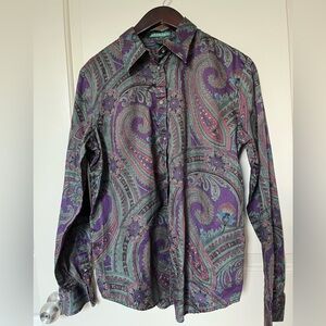 Ralph Lauren Multicolor Paisley Women's Blouse